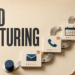 Lead-nurturing process showing email, phone, appointment and customer-conversion stages
